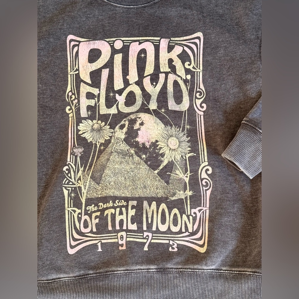 Pink Floyd Dark Side of the Moon Girls sweatshirt size S